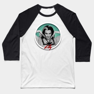 Lily Munster Baseball T-Shirt